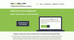 Desktop Screenshot of faxpormail.com