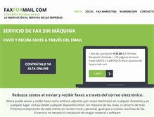 Tablet Screenshot of faxpormail.com